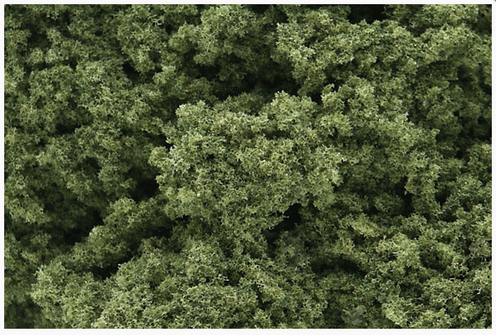 Woodland Scenics WOO57 Foliage Clusters(TM) - 45 Cubic Inches 737 Cubic cm -- Light Green, All Scales