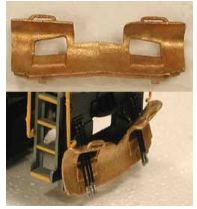 Cal-Scale Train Parts 586 CN SNOW PLOW PLASTIC, HO