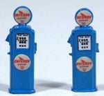 JL Innovative Design 586 Deluxe Custom Gas Pump - Chevron (2), HO Scale