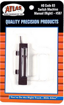 Atlas Model Railroad Co. 587 C83 RH MANUAL SWITCH MACHIN, HO