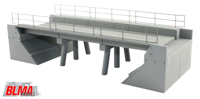 BLMA 590 Concrete Segmental Bridge 'SET A' (Base & Segments), N-Scale