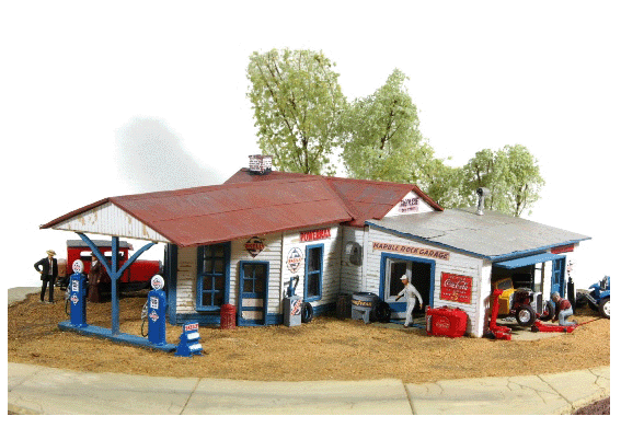 JL Innovative Design 591 MARBLE ROCK GARAGE, HO Scale