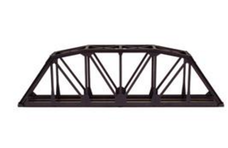 Atlas Model Railroad Co. 593 C83 THRU TRUSS BRIDGE Blk, HO