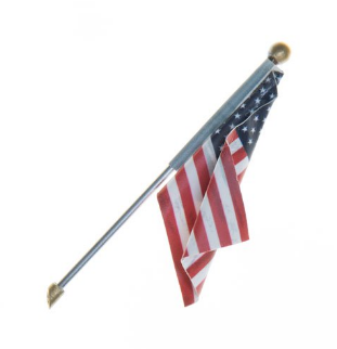 Woodland Scenics 5955 Large US Flag- Wall Mount