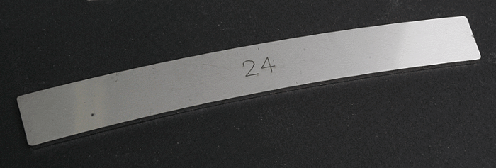 Ribbonrail 24 5" Curved Track Alignment Gauge -- 24" Radius, HO Scale