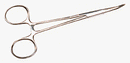 Cir-Kit Concepts Inc 1046 5" Locking Forceps Curved Tip