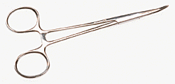 Cir-Kit Concepts Inc 1046 5" Locking Forceps -- Curved Tip