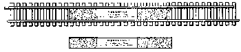 Ribbonrail 5 5" Straight Track Alignment Gauge, HO Scale