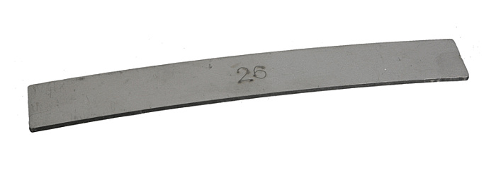 Ribbonrail 26 5" Track Alignment Gauge - Curved -- 26" Radius, HO Scale
