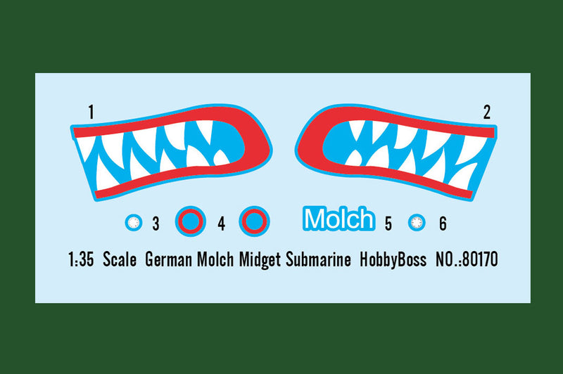 HobbyBoss German Molch Midget Submarine 80170 1:35