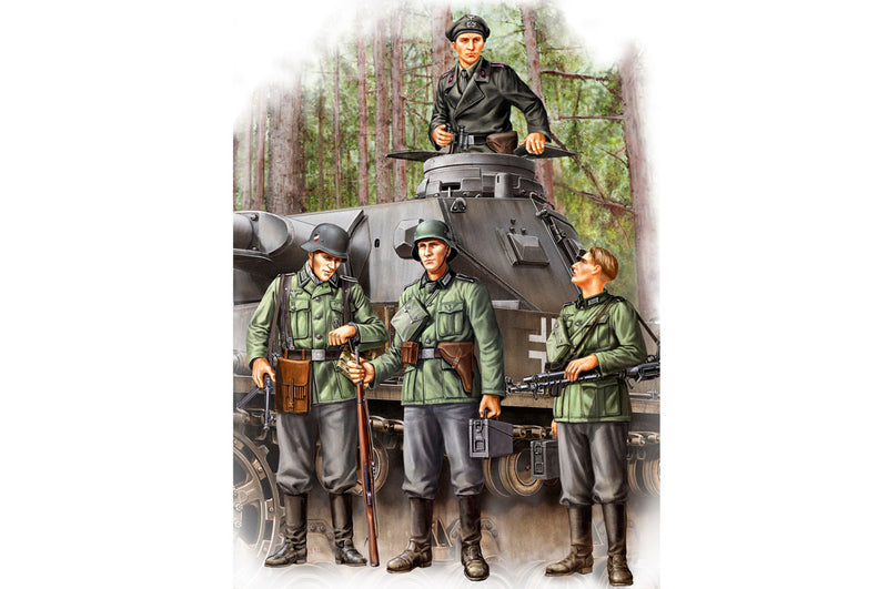 HobbyBoss 84413 German Infantry Set Vol.1 (Early) 84413, 1:35 Scale