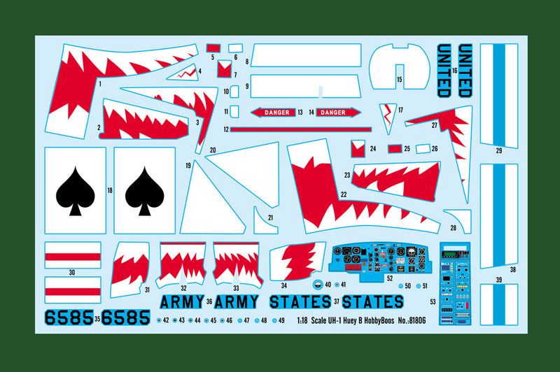 HobbyBoss UH-1 Huey B 81806 1:18