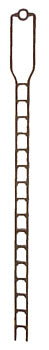 Tomar Industries 6011 Brass Ladders pkg(2) -- Length: 3-11/16" 9.4cm, HO Scale