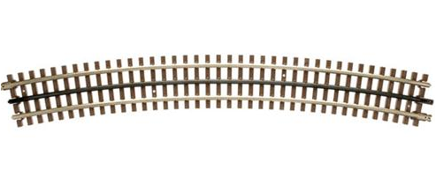 Atlas 21st Century Track System(TM) Nickel Silver Rail w/Brown Ties - 3-Rail -- O-90 Full Curved Section (Circle = 16 Pieces), O Scale