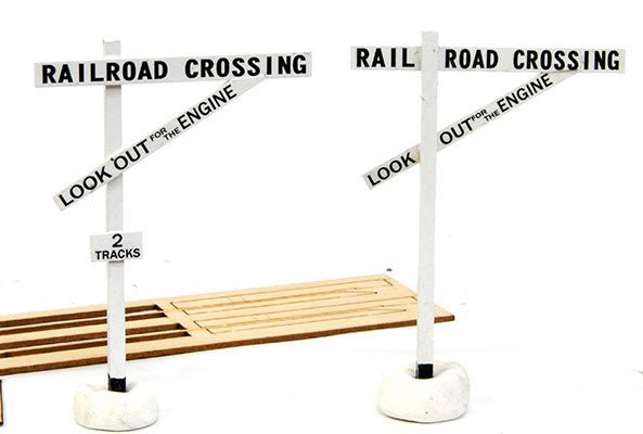 Banta Modelworks 6032 Old Style Crossbucks, O Scale
