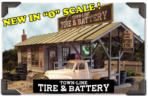 Bar Mills 604 Town Line Tire, O Scale