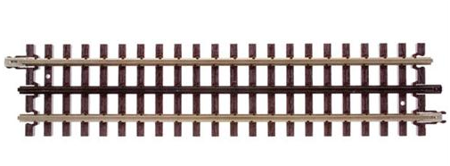 Atlas 21st Century Track System(TM) Nickel Silver Rail w/Brown Ties - 3-Rail -- Straight - 10" 25.4cm, O Scale