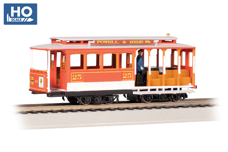 Bachmann 60529 CABLE CAR - RED & GRAY