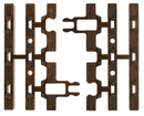 Atlas O Scale Trains 6057 3rail SNAP LOCK CLIPS WOOD TIE, O Scale