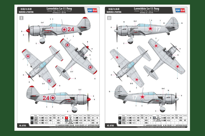 HobbyBoss Lavochkin La-11 Fang 81760 1:48