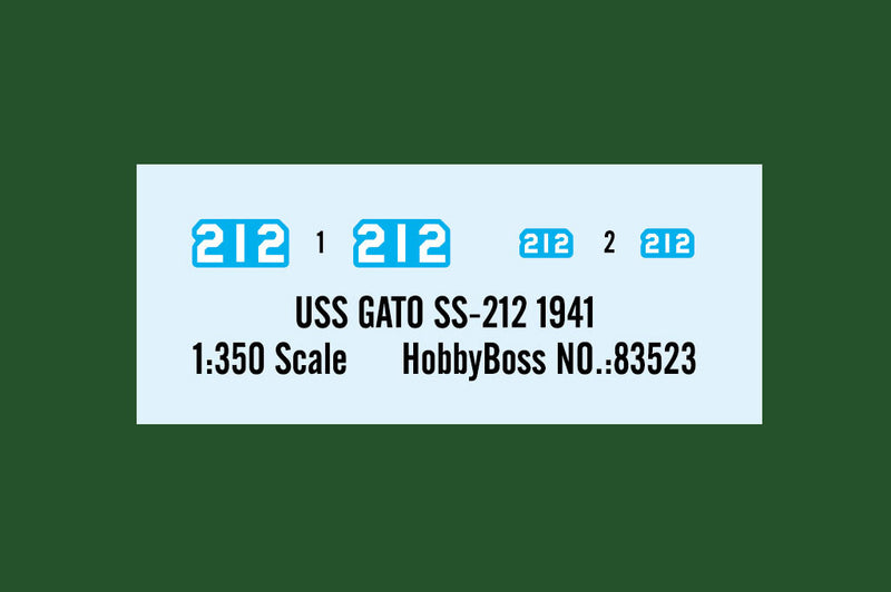 HobbyBoss USS GATO SS-212 1941 83523 1:350