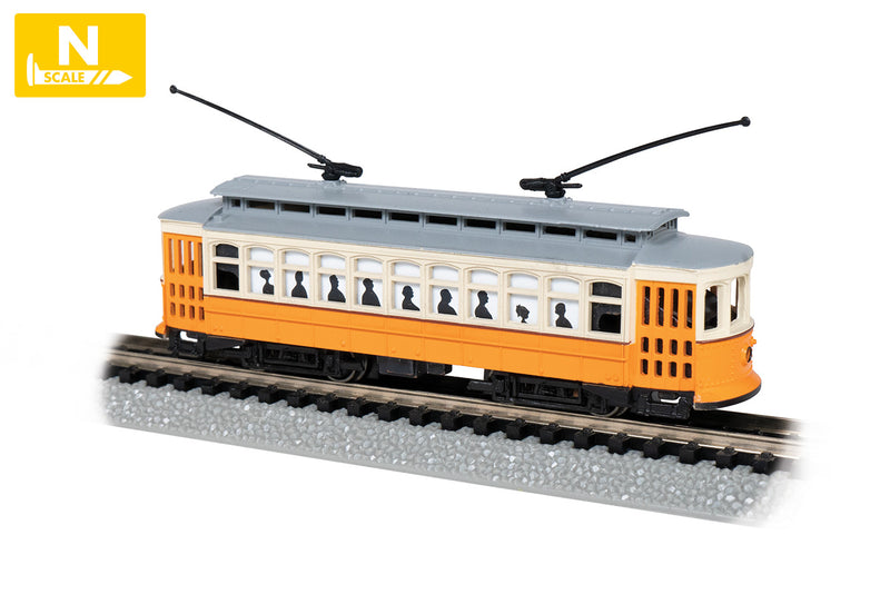 Bachmann 61089 BRILL TROLLEY - ORANGE CREAM & GRAY, N