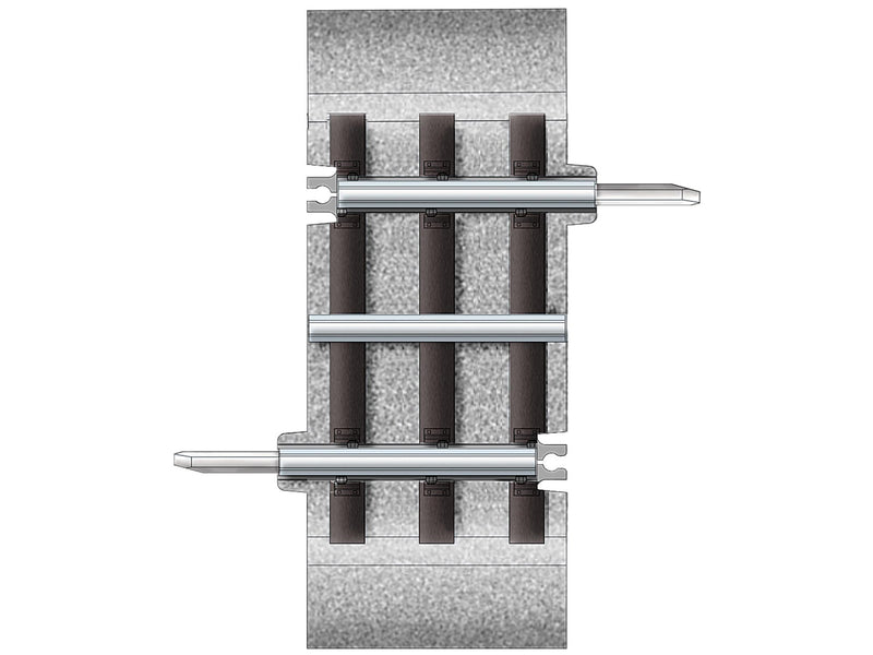 Lionel 12073 FasTrack 1 3/8" Track Section, O Scale