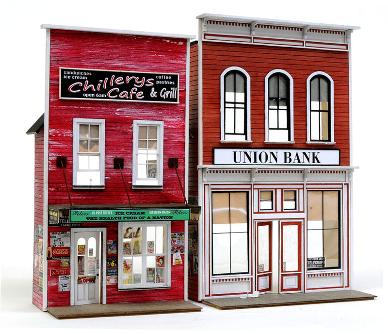 Banta Modelworks 2150 Chillery's Cafe Front Only, HO Scale