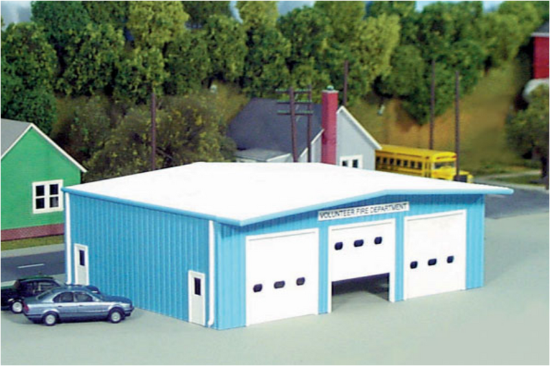 Pikestuff 541-19 Fire station, Kit, HO