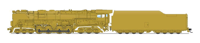 (Brass Hybrid) BLI 6187 PRR S2 6-8-6 Turbine, Unlettered, Painted Brass, w/ Large Smoke Deflectors, Paragon4 Sound/DC/DCC, Smoke, HO