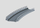 Marklin MRK74613 Curved Ramp - Radius 360 mm / 14-3/16" Curve 30Ã‚Â° Width 64 mm / 1-5/16", HO Scale