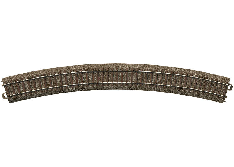 Trix TXX62530 Curved Track, Radius R5 = 643.6 mm / 25-5/16", HO Scale