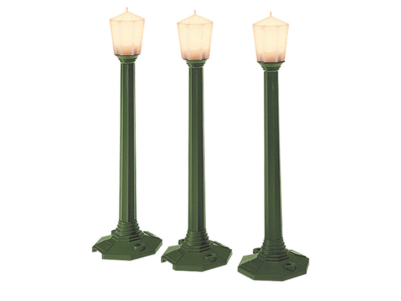 Lionel 6-29247 Classic Street Lamps - Green - 3 Pack, O Scale