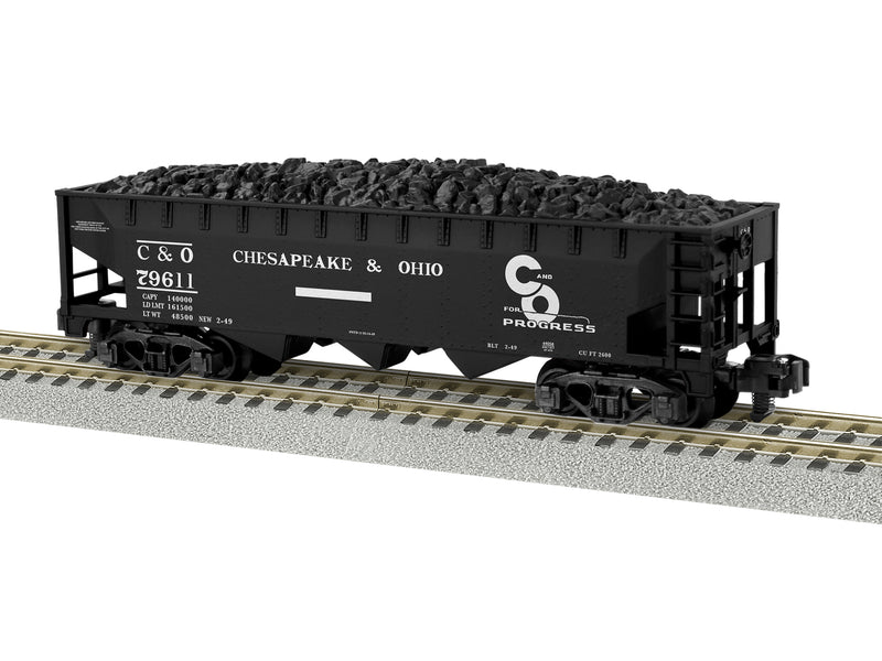 Lionel 44058 AF Chesapeake & Ohio 3-Bay Hopper