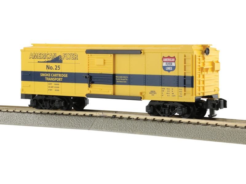 Lionel 48839 Smoke Cartridge Transport Boxcar, S Scale