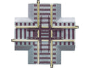 Lionel 649864 AF FasTrack 90-Degree Crossover, S Scale