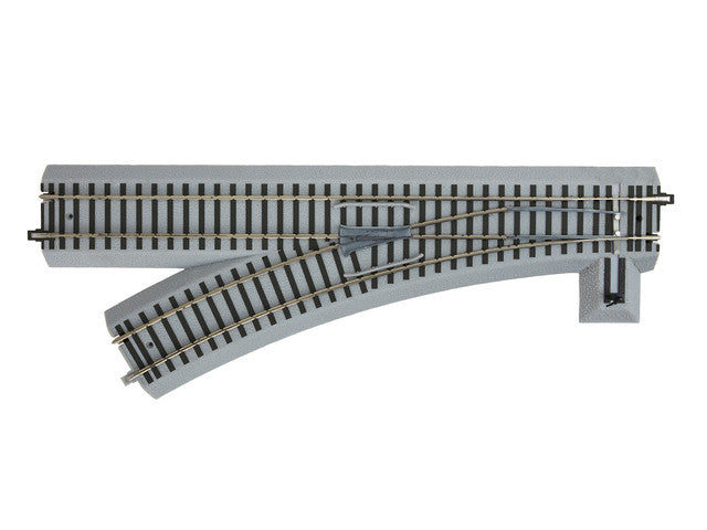 Lionel 649883 AF Fastrack R27 LH Manual Switch, S Scale
