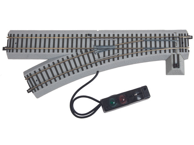 Lionel 649885 AF Fastrack R27 LH Command / Remote Switch, S Scale