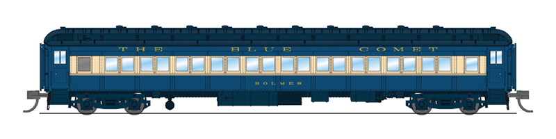 BLI 6528 CNJ 80' Passenger Coach, Blue Comet, Single Car, N (Fantasy Paint Scheme)