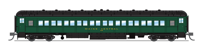 BLI 6537 MEC 80' Passenger Coach, Green & Gold, Single Car, N (Fantasy Paint Scheme)