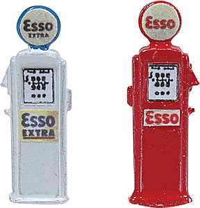 JL Innovative Design 587 Deluxe Custom Gas Pumps - Painted -- Esso pkg(2), HO