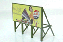 JL Innovative Design 975 1950s Pepsi Custom Billboard - Assembled, HO