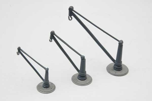 JL Innovative Design 353 Dock Pillar Cranes -- Unpainted Metal Castings - 1 Each: Scale 5' 1.5m, 7' 2.1m, 9' 2.7m, HO