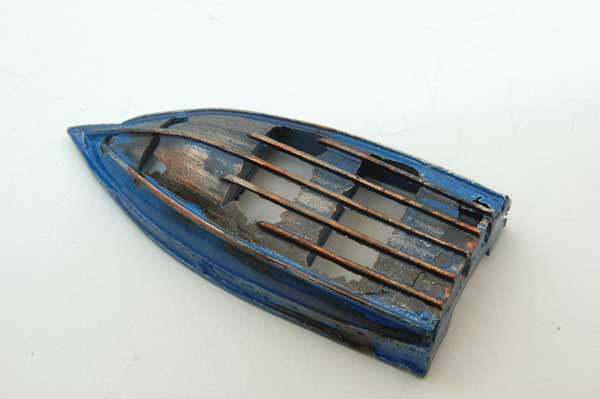 JL Innovative Design 448 Custom Rotten Boat -- Painted & Weathered, HO