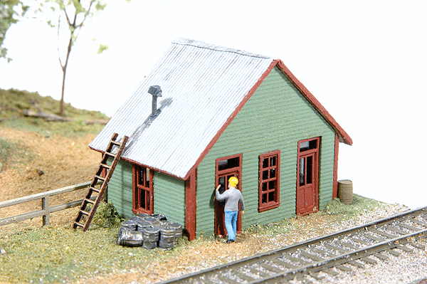 JL Innovative Design 450 East Junction Yard Office -- Kit, N scale