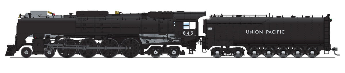 BLI 6641 Union Pacific 4-8-4, Class FEF-3, #843, Black BLI 6641 Union Pacific 4-8-4, Class FEF-3, #843, Black