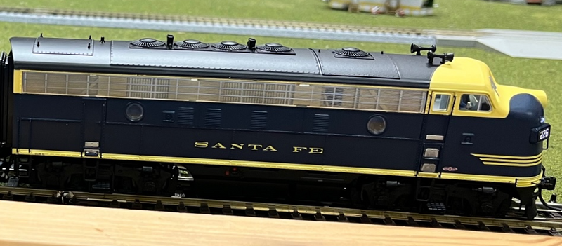 BLI 6682 EMD F7A, ATSF 226C, Cat Whiskers Freight Scheme, Paragon4 Sound/DC/DCC, HO