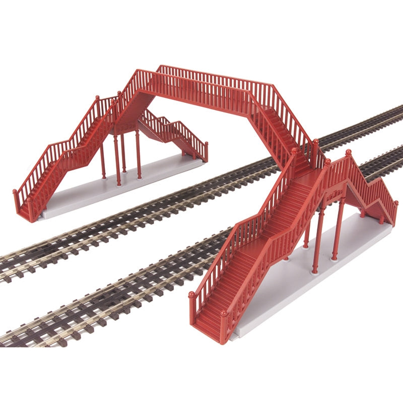 Atlas 66918-1 O SCALE DOUBLE TRACK PEDESTRIAN CROSSWALK - RED, O Scale