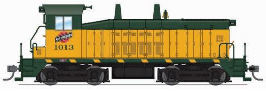 BLI 6724 EMD NW2, C&NW 1013, Green & Yellow, Paragon4 Sound/DC/DCC, HO