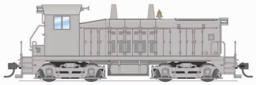 BLI 6756 EMD SW7, Unpainted, Paragon4 Sound/DC/DCC, HO